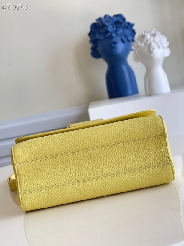 1:1 Replica Louis Vuitton LV Twist MM Ginger Yellow Luxury Bag For Women -  9.1in/23cm