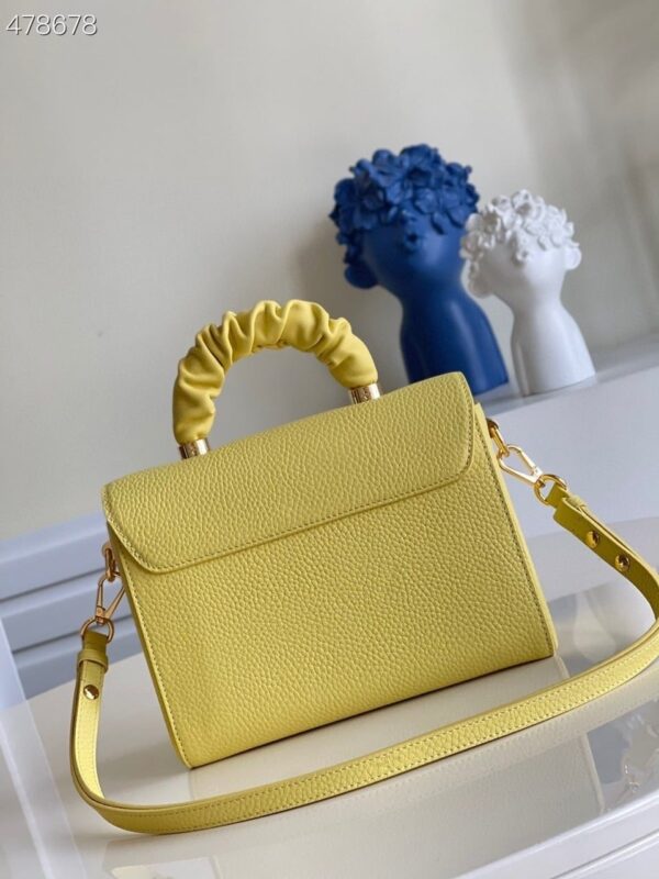 1:1 Replica Louis Vuitton LV Twist MM Ginger Yellow Luxury Bag For Women -  9.1in/23cm