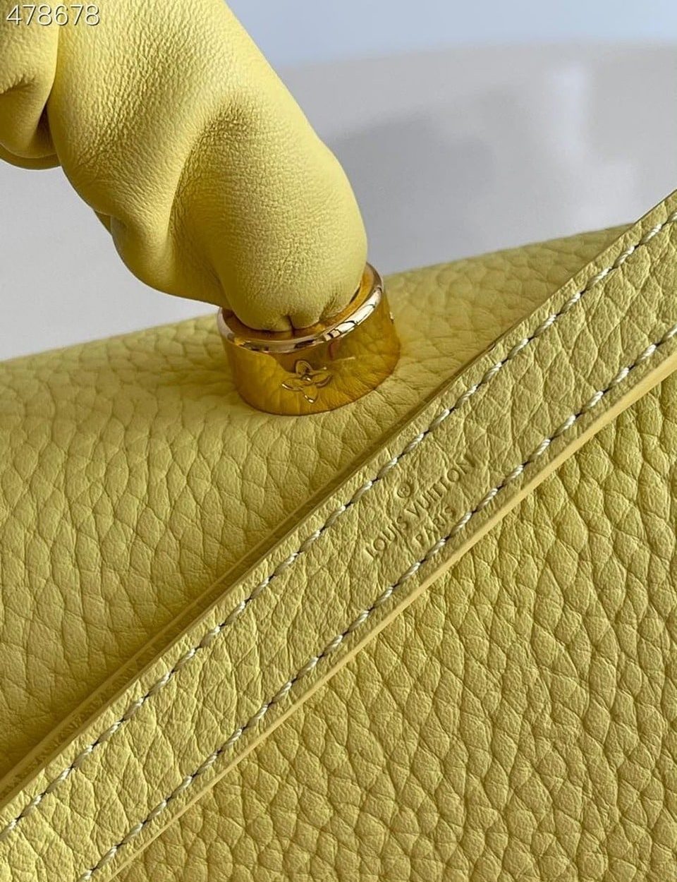 1:1 Replica Louis Vuitton LV Twist MM Ginger Yellow Luxury Bag For Women -  9.1in/23cm