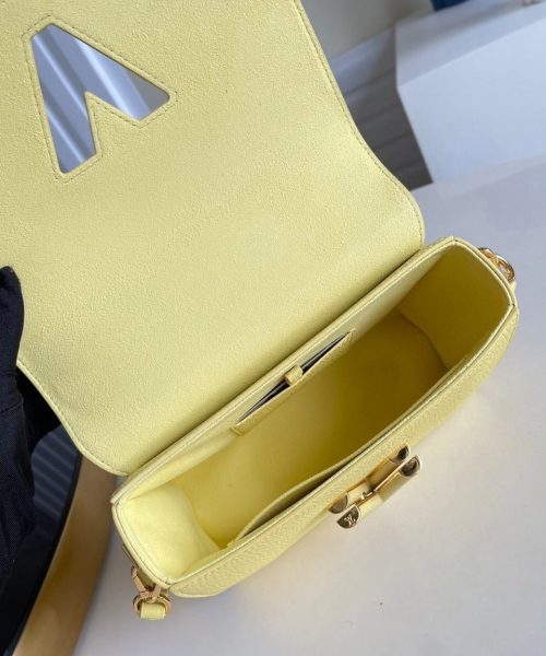 1:1 Replica Louis Vuitton LV Twist MM Ginger Yellow Luxury Bag For Women -  9.1in/23cm