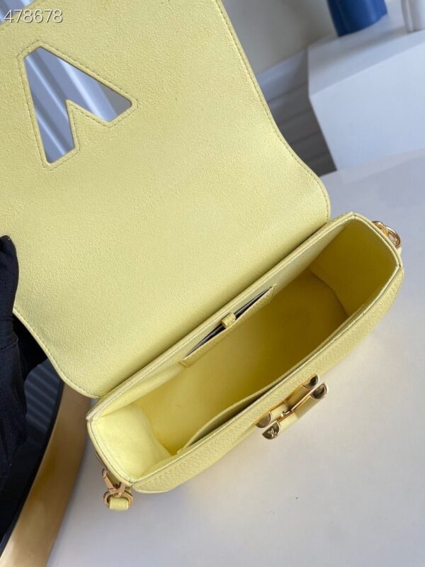 1:1 Replica Louis Vuitton LV Twist MM Ginger Yellow Luxury Bag For Women -  9.1in/23cm