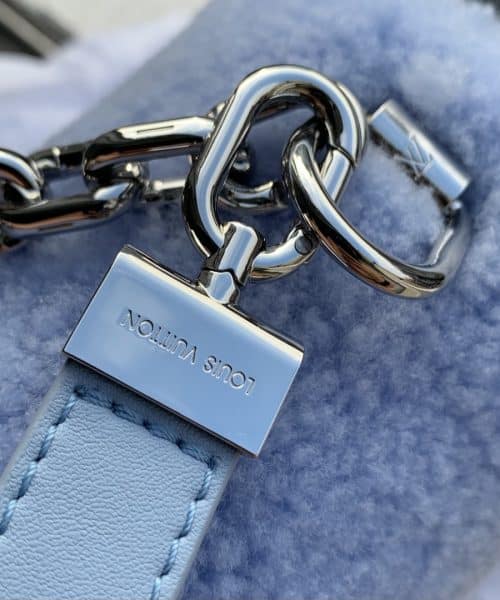 1:1 Replica Louis Vuitton LV Twist MM Blue Jean Exclusive Bag For Women M21040 9.1 in/23cm