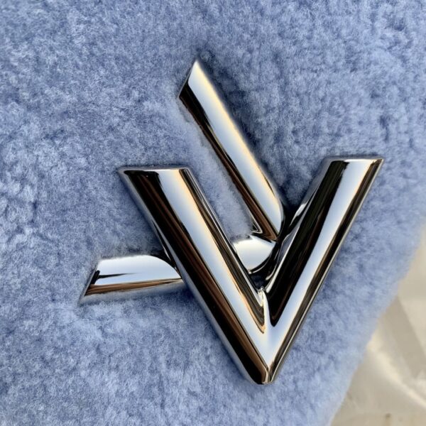 1:1 Replica Louis Vuitton LV Twist MM Blue Jean Exclusive Bag For Women M21040 9.1 in/23cm