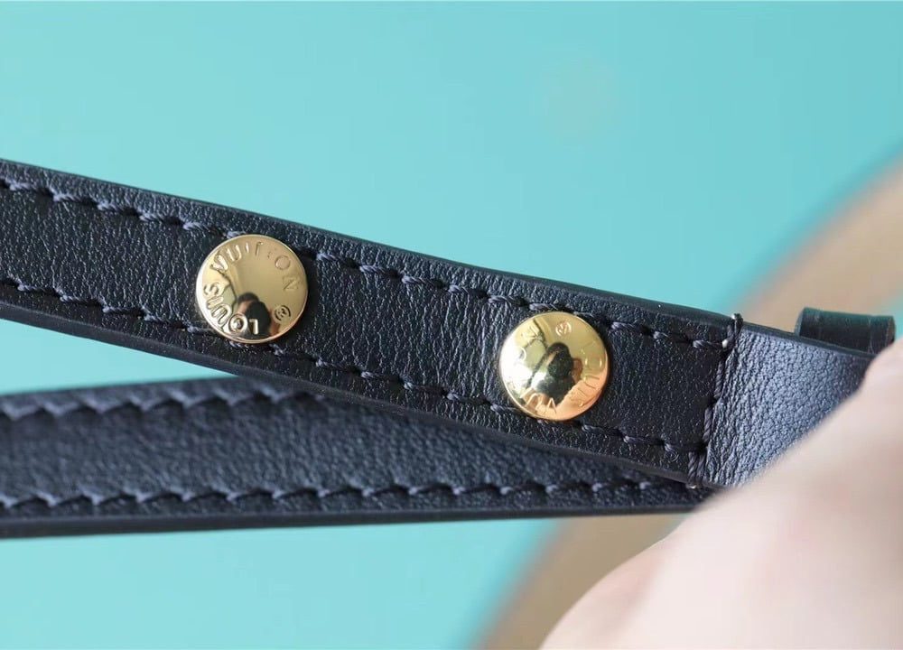 1:1 Replica Louis Vuitton LV Twist MM Raffia Black Luxury Bag For Women - 9.1in/23cm