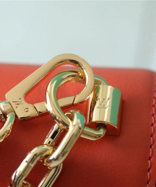 1:1 Replica Louis Vuitton LV Twist MM Raffia Caramel Luxury Bag For Women M57648 - 9.1in/23cm
