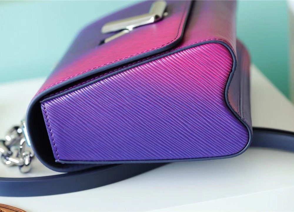 1:1 Replica Louis Vuitton LV Twist PM Luxury Bag For Women Gradient Blue M59896 - 7.5in/19cm