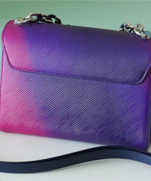 1:1 Replica Louis Vuitton LV Twist PM Luxury Bag For Women Gradient Blue M59896 - 7.5in/19cm