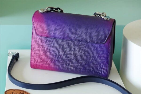 1:1 Replica Louis Vuitton LV Twist PM Luxury Bag For Women Gradient Blue M59896 - 7.5in/19cm