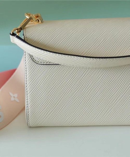 1:1 Replica Louis Vuitton LV Twist PM Bag Luxury Bag White For Women M59687 - 7.5in/19cm