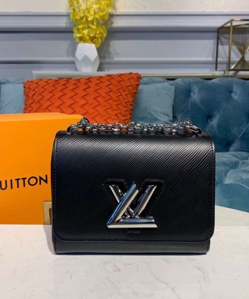 1:1 Replica Louis Vuitton LV Twist PM Epi Black Luxury Bag For Women M80836 - 7.5in/19cm