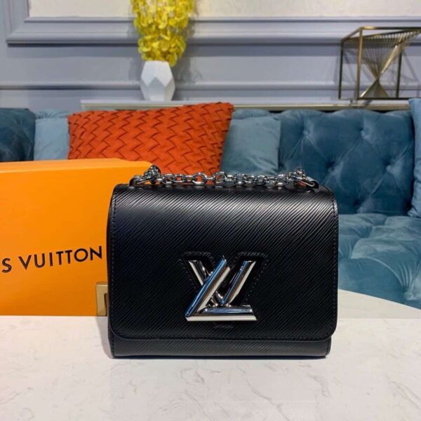 1:1 Replica Louis Vuitton LV Twist PM Epi Black Luxury Bag For Women M80836 - 7.5in/19cm