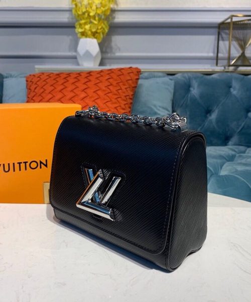 1:1 Replica Louis Vuitton LV Twist PM Epi Black Luxury Bag For Women M80836 - 7.5in/19cm