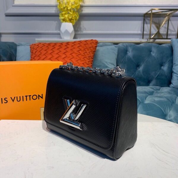 1:1 Replica Louis Vuitton LV Twist PM Epi Black Luxury Bag For Women M80836 - 7.5in/19cm