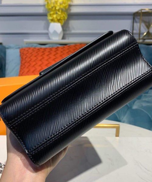 1:1 Replica Louis Vuitton LV Twist PM Epi Black Luxury Bag For Women M80836 - 7.5in/19cm
