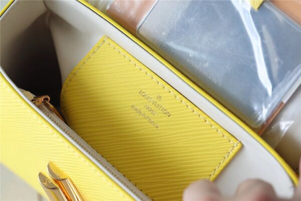 1:1 Replica Louis Vuitton LV Twist PM Epi Yellow Luxury Bag For Women - 7.5in/19cm