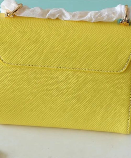 1:1 Replica Louis Vuitton LV Twist PM Epi Yellow Luxury Bag For Women - 7.5in/19cm