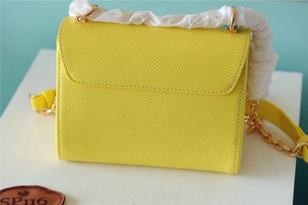 1:1 Replica Louis Vuitton LV Twist PM Epi Yellow Luxury Bag For Women - 7.5in/19cm
