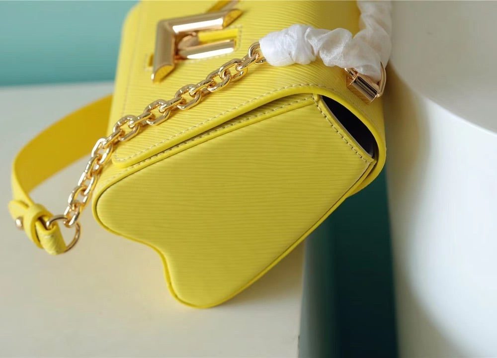 1:1 Replica Louis Vuitton LV Twist PM Epi Yellow Luxury Bag For Women - 7.5in/19cm