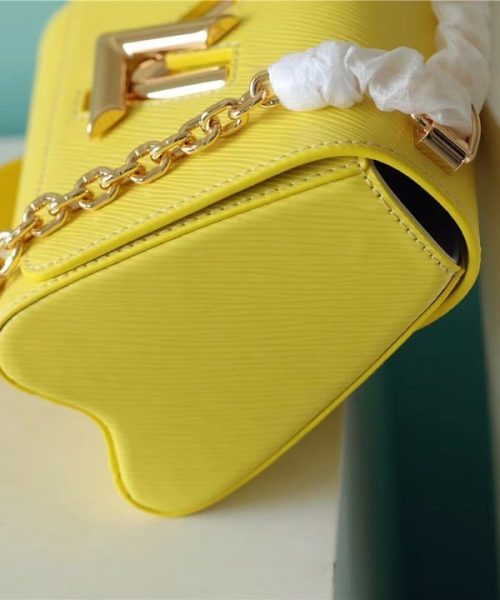 1:1 Replica Louis Vuitton LV Twist PM Epi Yellow Luxury Bag For Women - 7.5in/19cm