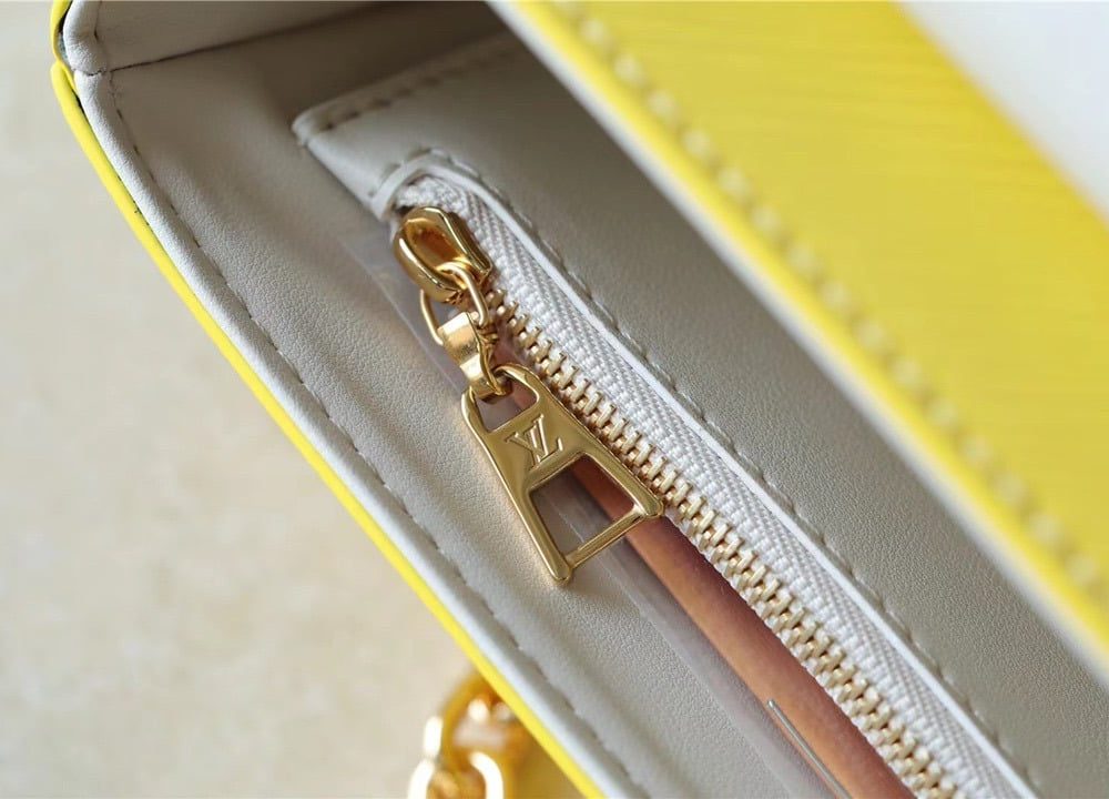 1:1 Replica Louis Vuitton LV Twist PM Epi Yellow Luxury Bag For Women - 7.5in/19cm