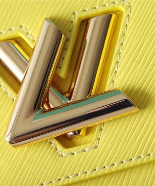 1:1 Replica Louis Vuitton LV Twist PM Epi Yellow Luxury Bag For Women - 7.5in/19cm
