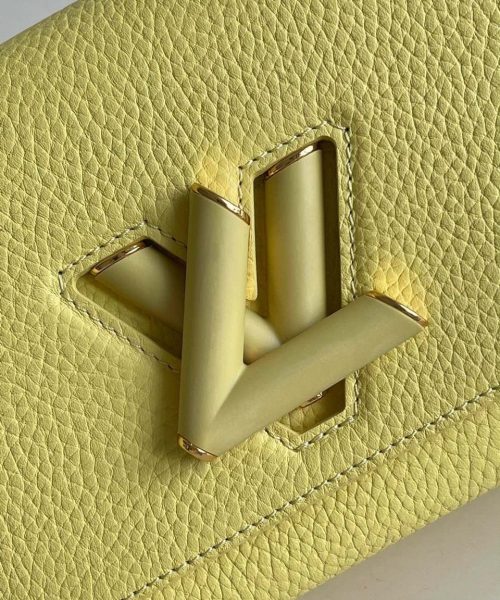 1:1 Replica Louis Vuitton LV Twist PM Ginger Yellow Luxury Bag For Women M58571 -  7.5in/19cm