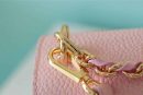 1:1 Replica Louis Vuitton LV Twist PM Grain Pink Luxury Bag For Women M20699 - 7.5in/19cm