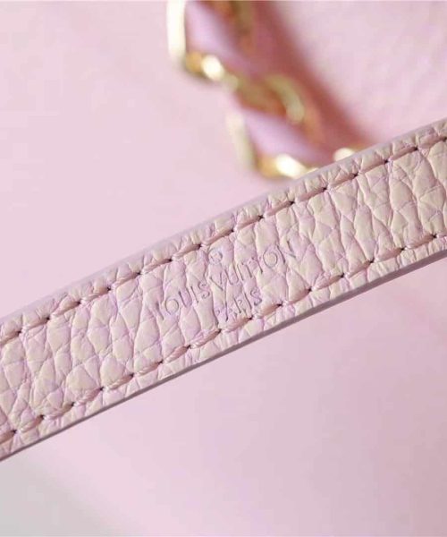 1:1 Replica Louis Vuitton LV Twist PM Grain Pink Luxury Bag For Women M20699 - 7.5in/19cm