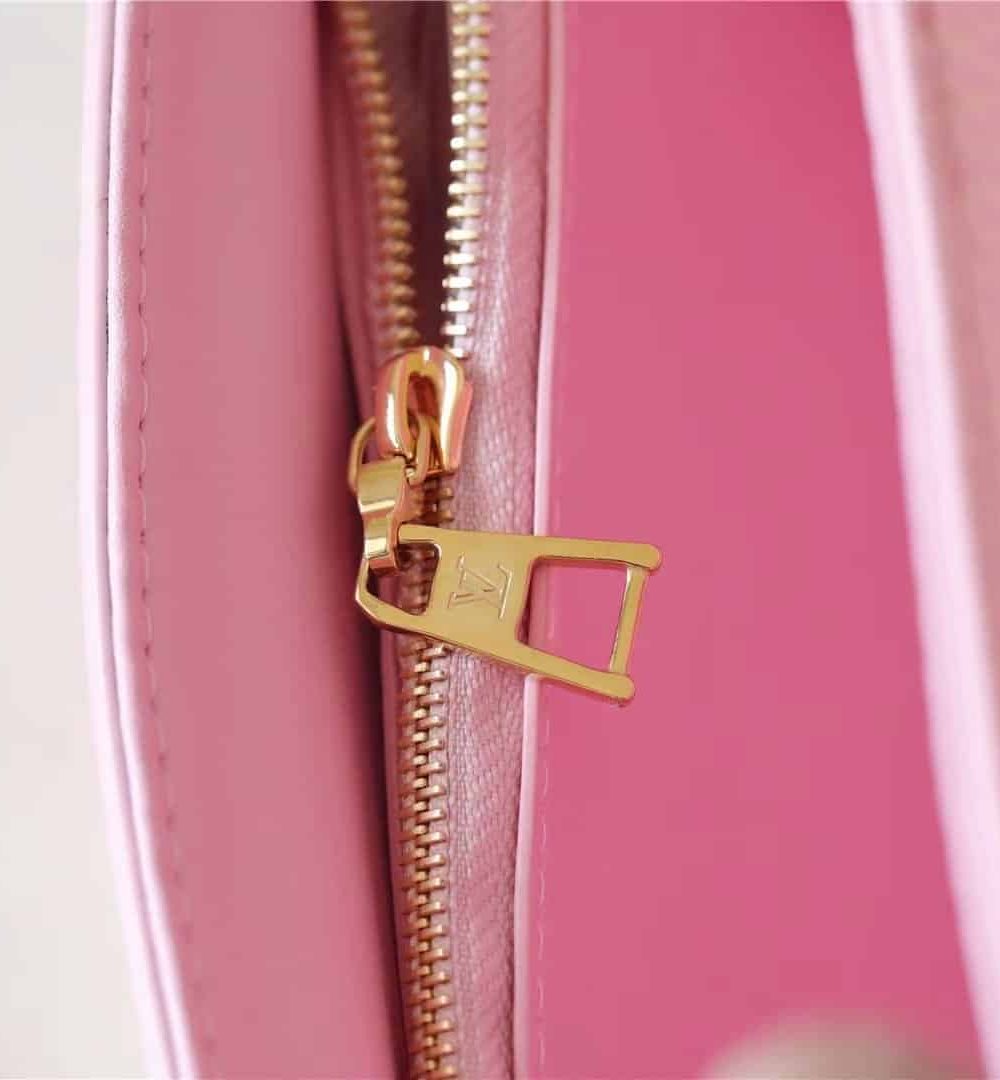 1:1 Replica Louis Vuitton LV Twist PM Grain Pink Luxury Bag For Women M20699 - 7.5in/19cm