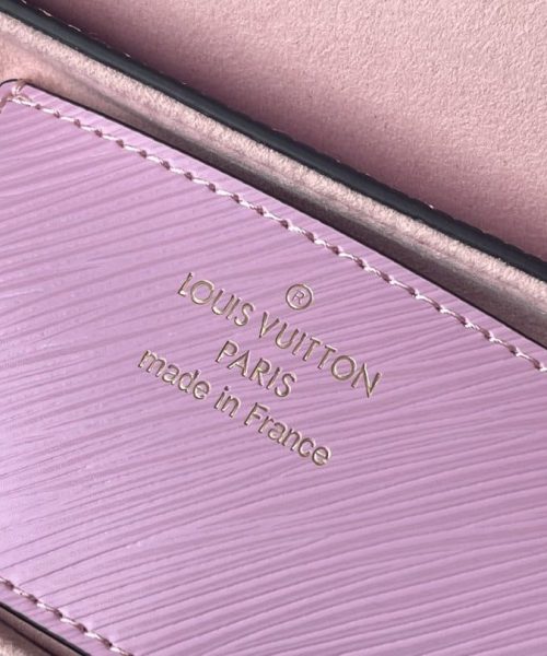 1:1 Replica Louis Vuitton LV Twist PM Monogram Flower Wisteria Purple Luxury Bag For Women M59405 - 9.1in/23cm