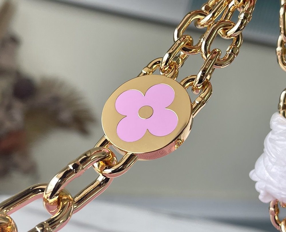 1:1 Replica Louis Vuitton LV Twist PM Monogram Flower Wisteria Purple Luxury Bag For Women M59405 - 9.1in/23cm