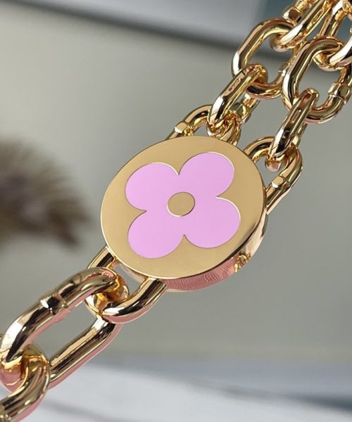 1:1 Replica Louis Vuitton LV Twist PM Monogram Flower Wisteria Purple Luxury Bag For Women M59405 - 9.1in/23cm