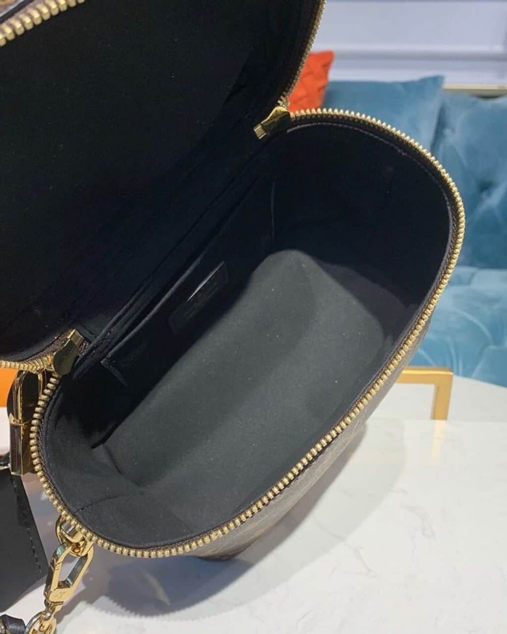 1:1 Replica Louis Vuitton LV Vanity PM Monogram And Monogram Reverse Canvas By Nicolas Ghesquiere Luxury Bag For Women M45165 - 7.5in/19cm