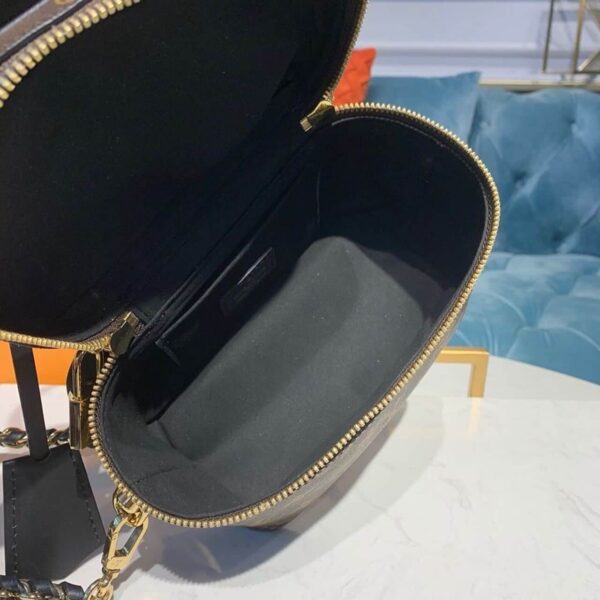 1:1 Replica Louis Vuitton LV Vanity PM Monogram And Monogram Reverse Canvas By Nicolas Ghesquiere Luxury Bag For Women M45165 - 7.5in/19cm