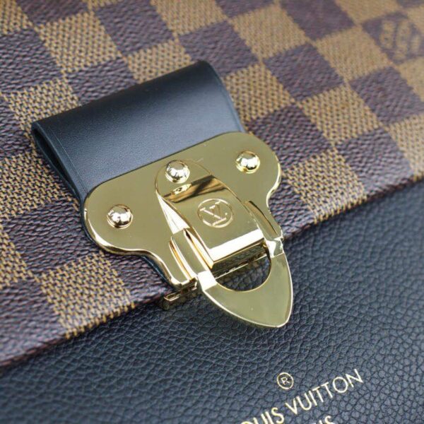 1:1 Replica Louis Vuitton LV Vavin PM Damier Ebene Canvas Black Luxury Bag For Women N40108 - 9.8in/25cm