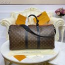 1:1 Replica Louis Vuitton LV Keepall Bandouliere 50 Monogram Canvas Essential Bag For Men M45616 - 19.7in/ 50cm