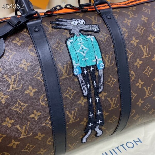 1:1 Replica Louis Vuitton LV Keepall Bandouliere 50 Monogram Canvas Essential Bag For Men M45616 - 19.7in/ 50cm