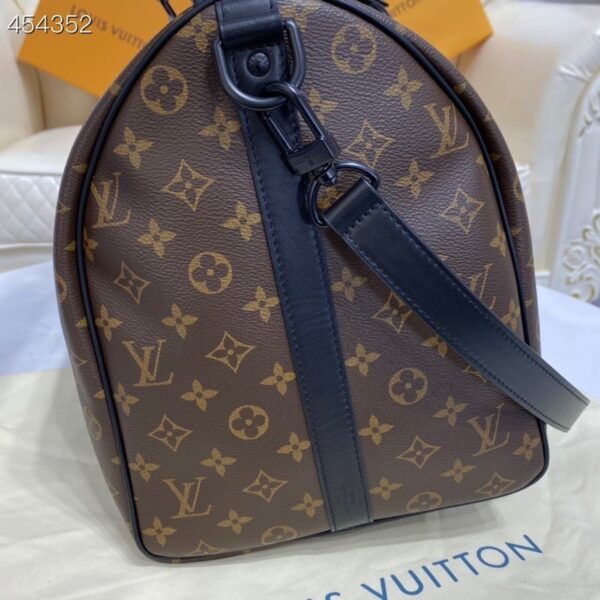 1:1 Replica Louis Vuitton LV Keepall Bandouliere 50 Monogram Canvas Essential Bag For Men M45616 - 19.7in/ 50cm