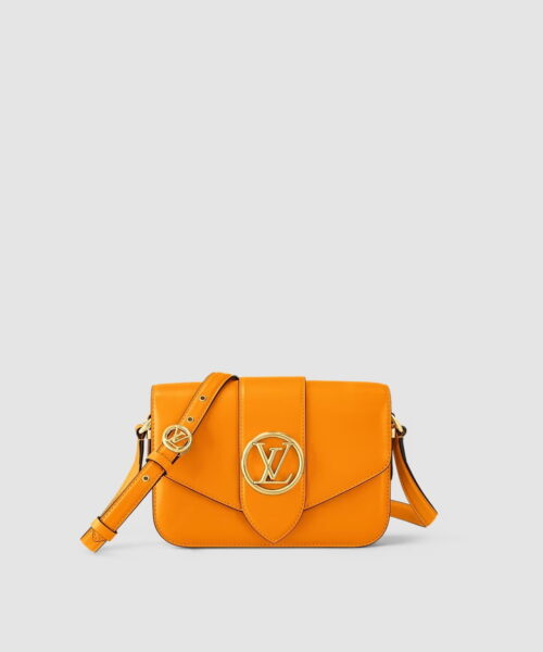 1:1 Replica Louis Vuitton LV LV Pont 9 Smooth Calfskin Leather Luxury Bag For Women M55946 - 9.1in/22cm