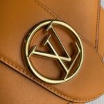 1:1 Replica Louis Vuitton LV LV Pont 9 Smooth Calfskin Leather Luxury Bag For Women M55946 - 9.1in/22cm