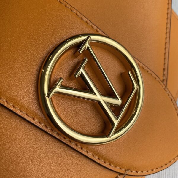 1:1 Replica Louis Vuitton LV LV Pont 9 Smooth Calfskin Leather Luxury Bag For Women M55946 - 9.1in/22cm