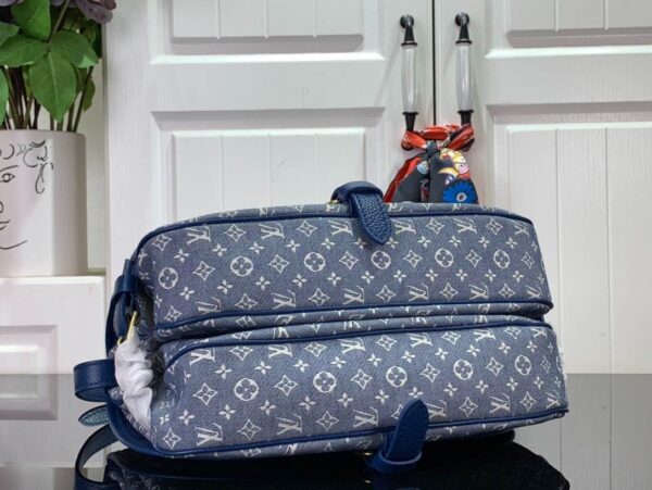 1:1 Replica Louis Vuitton LV Saumur MM Monogram Canvas Beige/Blue/Brown Luxury Bag For Women - 11.8in/30cm