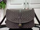 1:1 Replica Louis Vuitton LV Saumur MM Monogram Canvas Beige/Blue/Brown Luxury Bag For Women - 11.8in/30cm