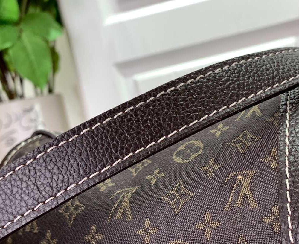 1:1 Replica Louis Vuitton LV Saumur MM Monogram Canvas Beige/Blue/Brown Luxury Bag For Women - 11.8in/30cm
