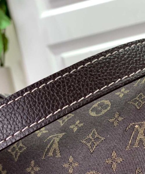 1:1 Replica Louis Vuitton LV Saumur MM Monogram Canvas Beige/Blue/Brown Luxury Bag For Women - 11.8in/30cm
