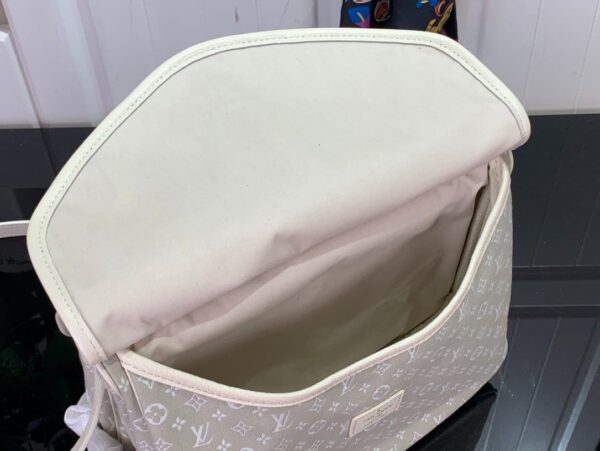 1:1 Replica Louis Vuitton LV Saumur MM Monogram Canvas Beige/Blue/Brown Luxury Bag For Women - 11.8in/30cm