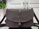 1:1 Replica Louis Vuitton LV Saumur MM Monogram Canvas Beige/Blue/Brown Luxury Bag For Women - 11.8in/30cm