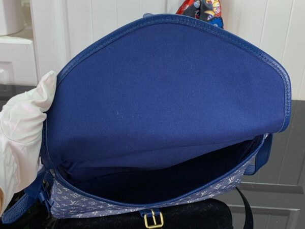 1:1 Replica Louis Vuitton LV Saumur MM Monogram Canvas Beige/Blue/Brown Luxury Bag For Women - 11.8in/30cm