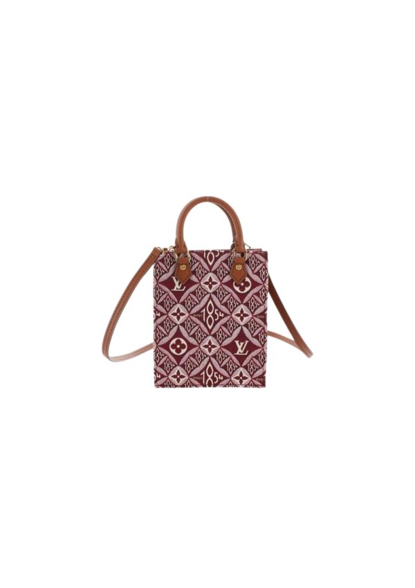 1:1 Replica Louis Vuitton LV Since 1854 Petit Sac Plat Red/Blue/Black Luxury Bag For Women - 17 cm/6.6 in