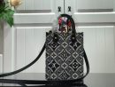 1:1 Replica Louis Vuitton LV Since 1854 Petit Sac Plat Red/Blue/Black Luxury Bag For Women - 17 cm/6.6 in